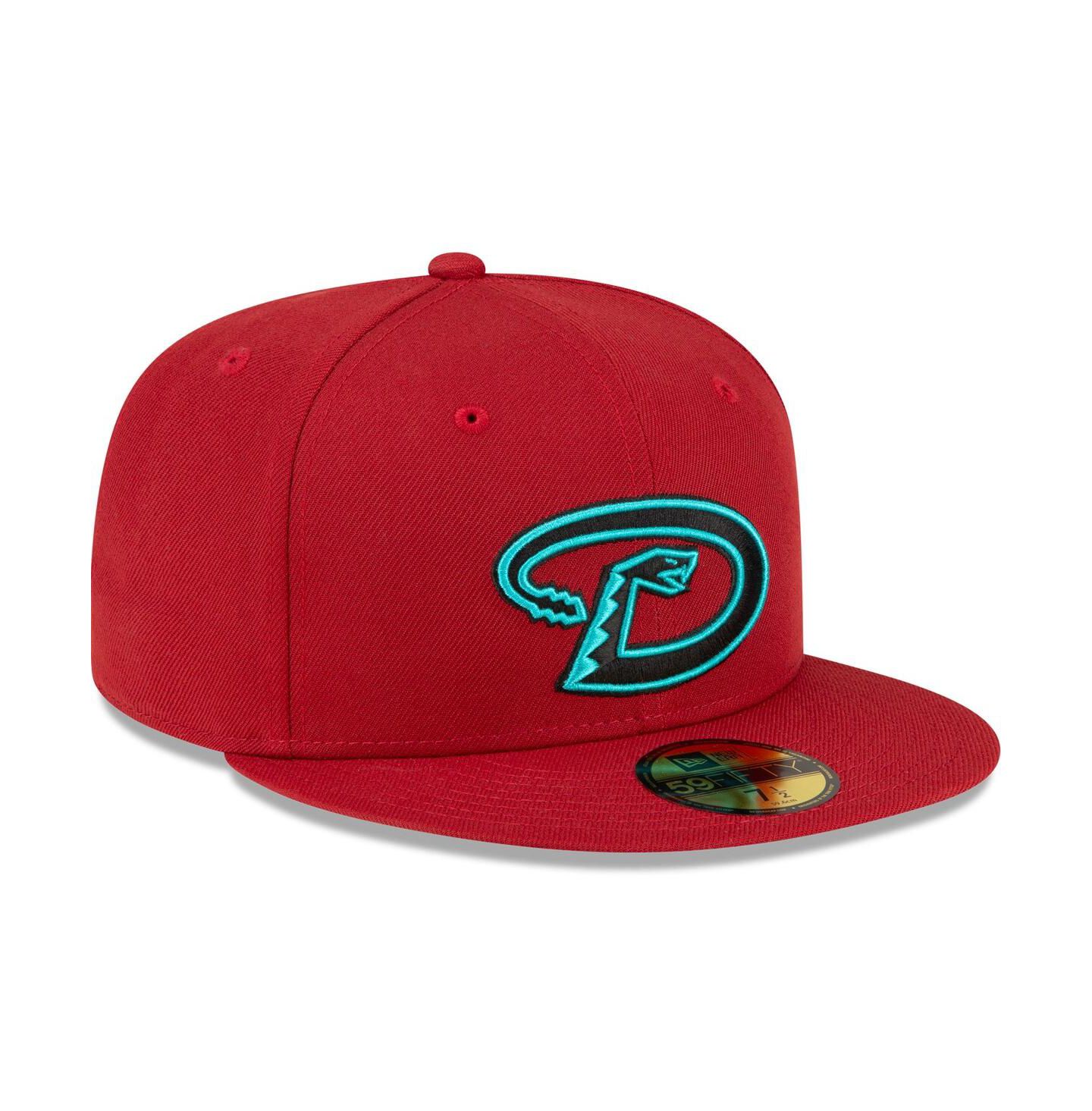 Мужская кепка New Era Red Arizona Diamondbacks Alternate Authentic Collection On-Field 59FIFTY Fitted Hat — фото 2