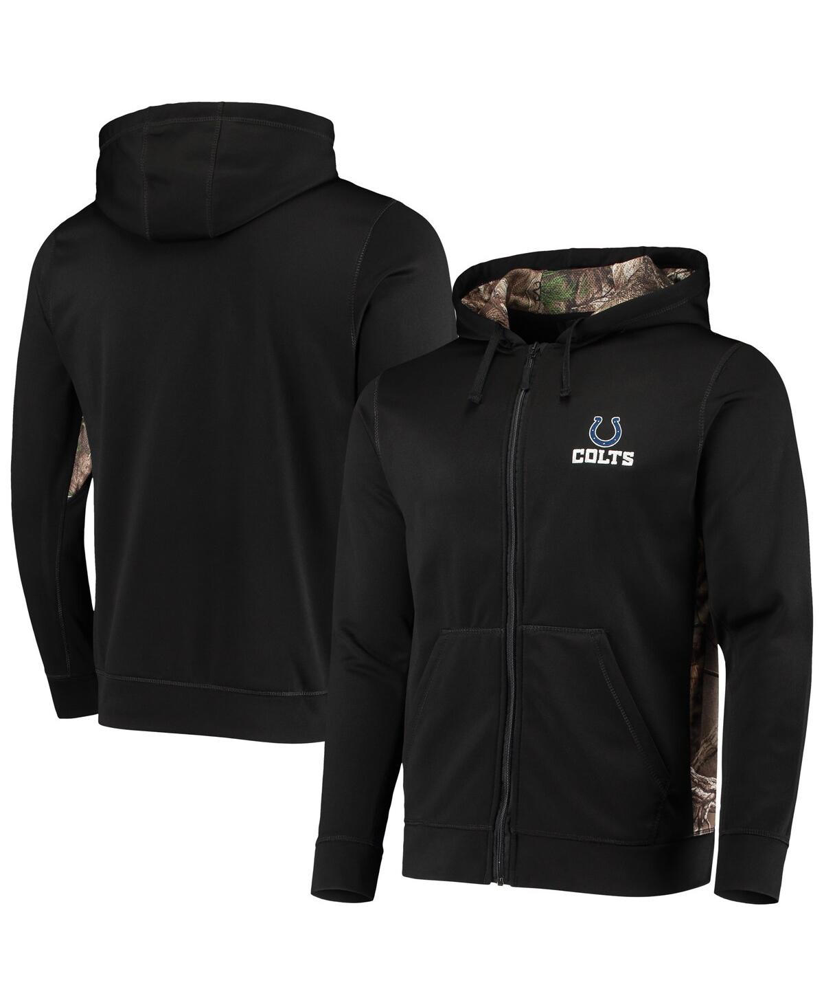 Men's Dunbrooke Black, Realtree Camo Indianapolis Colts Decoy Tech Fleece Full-Zip Hoodie - Black, Realtree Camo