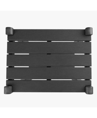 36" Outdoor Adirondack HDPE 2-Tier Patio Side Table