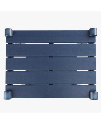 36" Outdoor Adirondack HDPE 2-Tier Patio Side Table