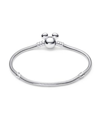 Sterling Silver Disney Snake Chain Bracelet