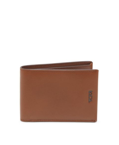 TUMI Men's Nassau Double Billfold Leather Wallet