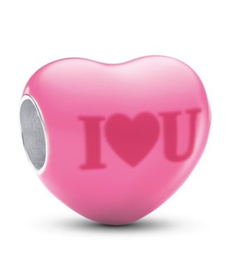 Sterling Silver  with Color Changing Heart Charm