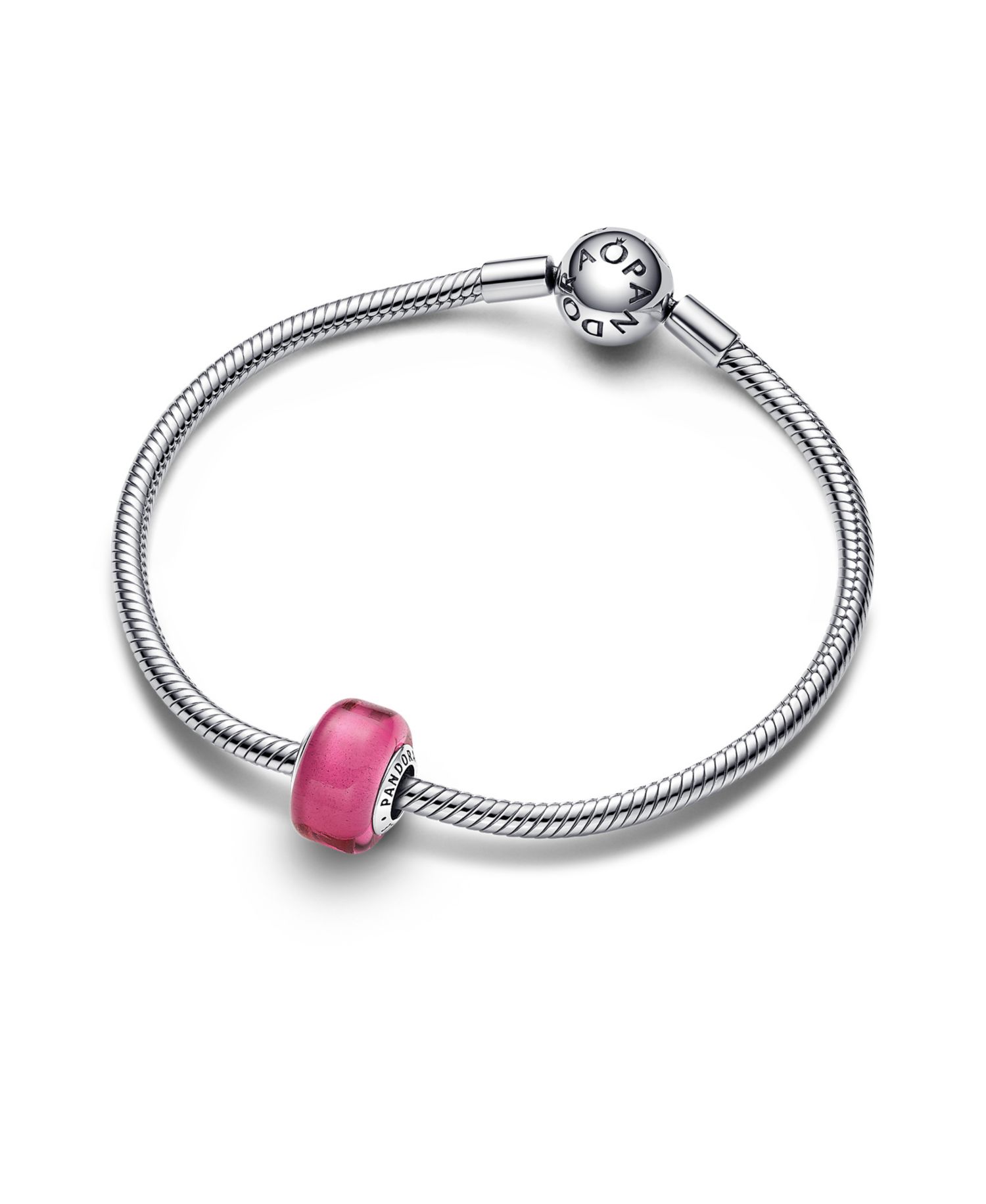 Sterling Silver with Murano Glass Charm
