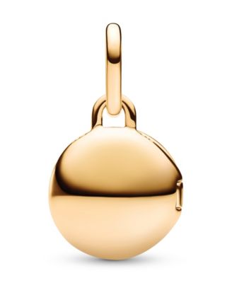 Cubic Zirconia Key Hole Engravable Locket Dangle Charm