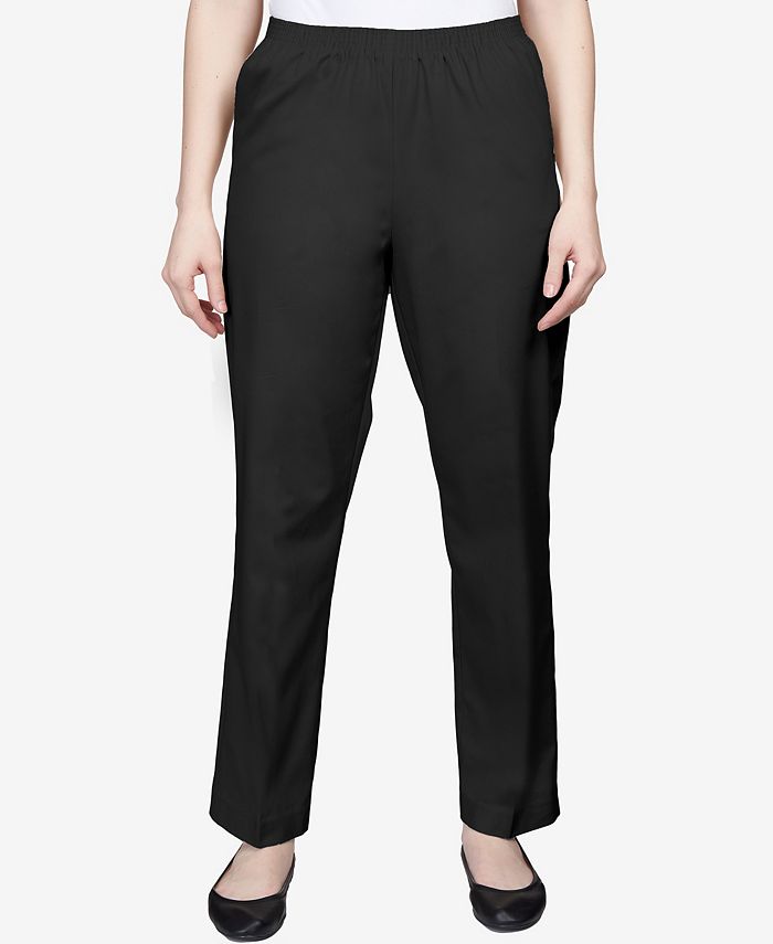 Elastic Waist Jeans (Black) - By Alfred Dunner!