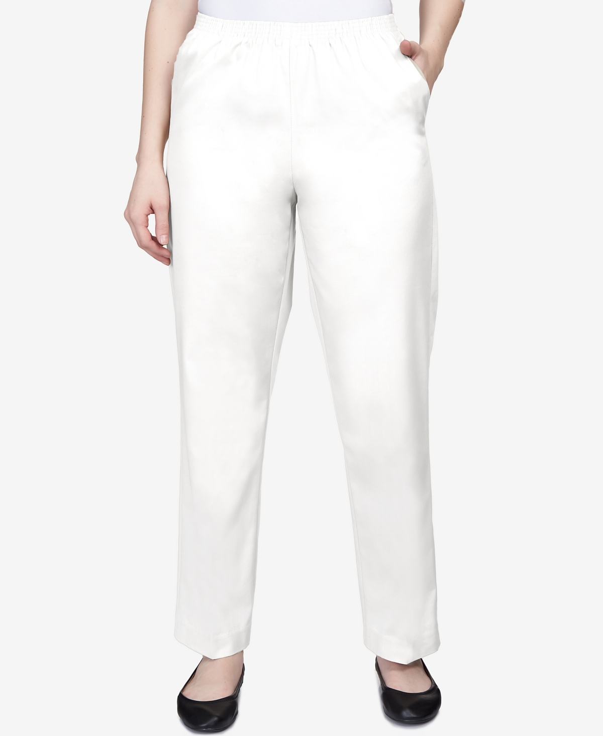 Alfred Dunner Classics Twill Pull-On Pants