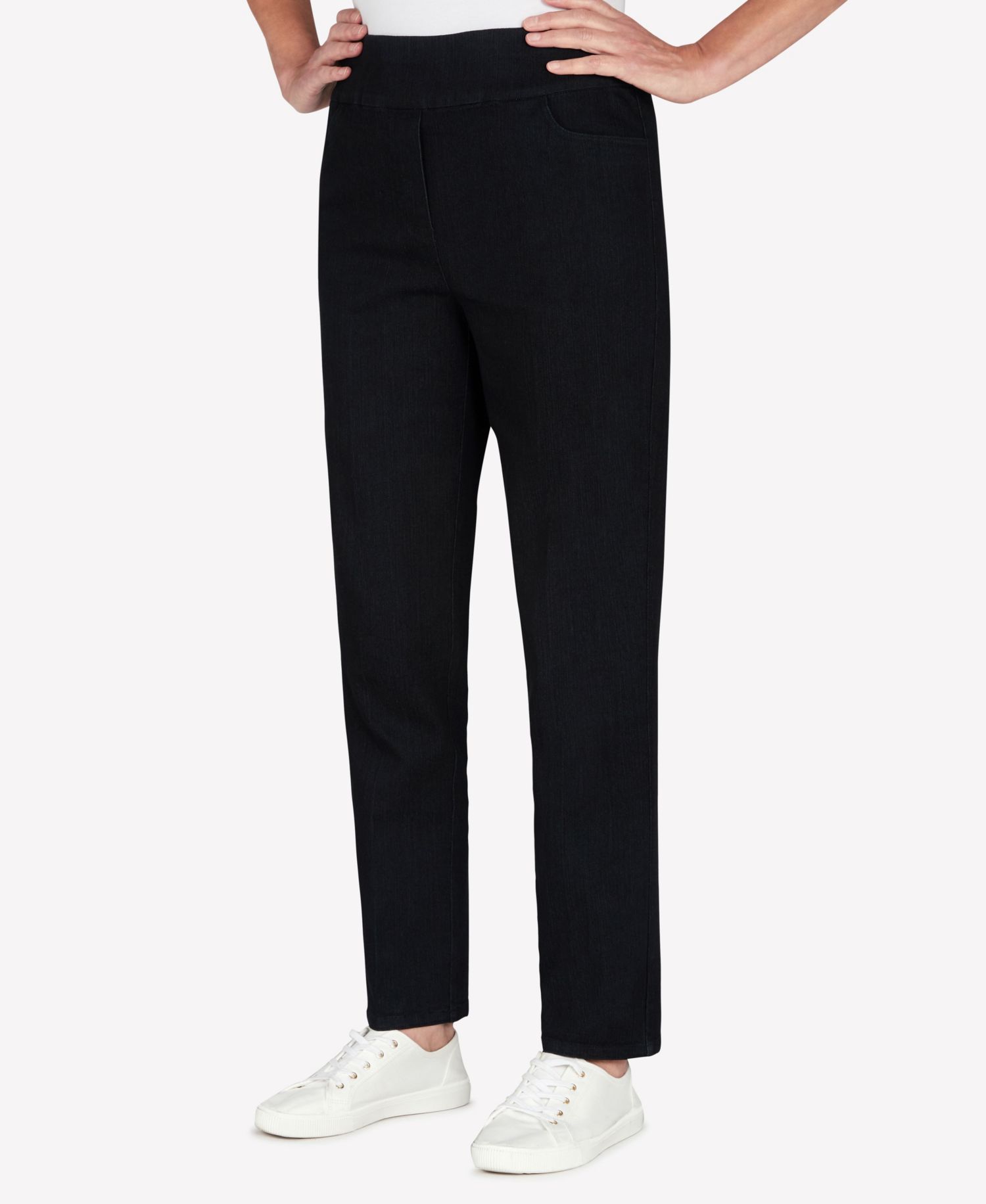 Women's Super Stretch Mid- Rise Average Length Denim Pant