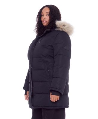 Women's Plus Size - Aulavik Plus | Mid-Length Hooded Parka Coat