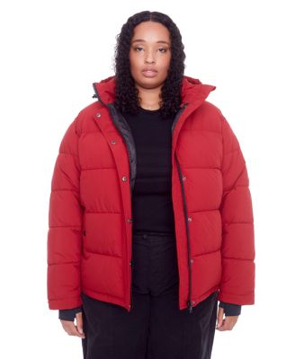 Plus Size Forillon Short Quilted Puffer Jacket
