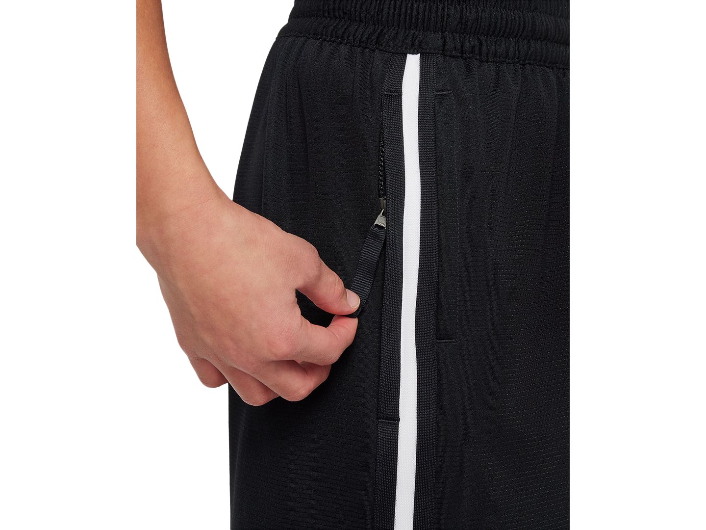 Шорты Nike Dri-FIT DNA Basketball Shorts для мальчиков, цвет: Чёрный / Белый — фото 8