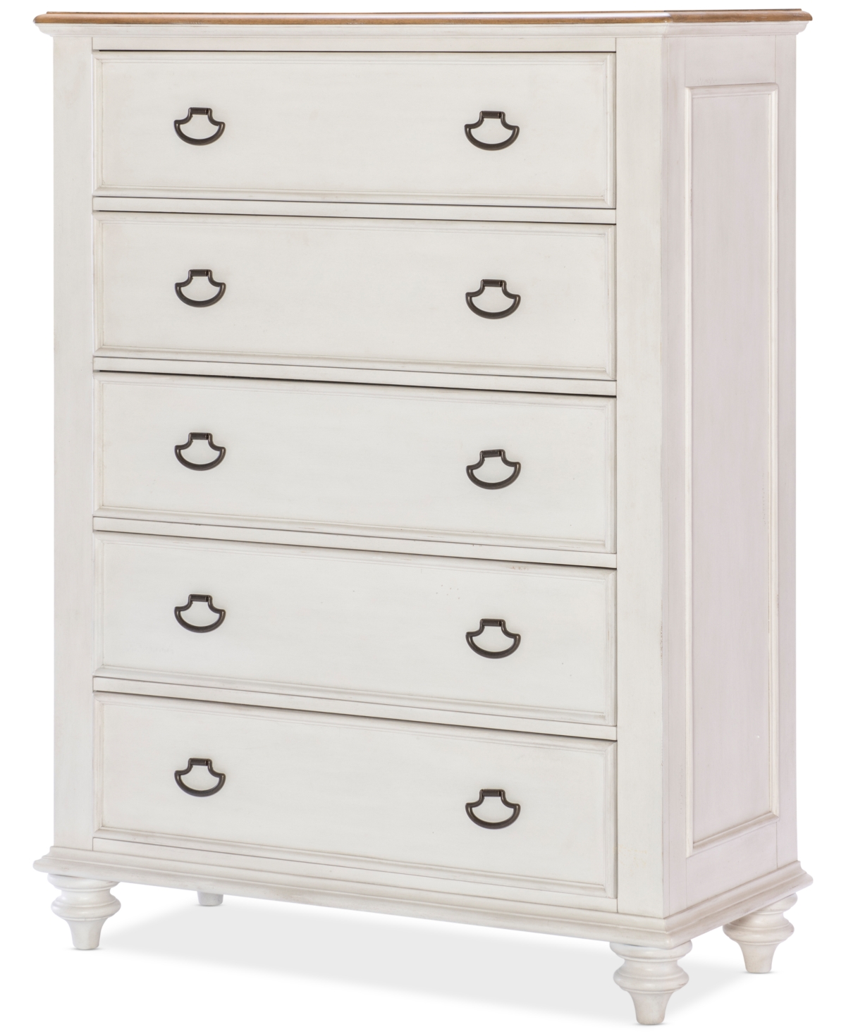 Shop Macy's Mandeville Drawer Chest In White