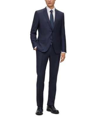 BOSS by Hugo Boss Men s Slim Fit Checked Suit Macy s