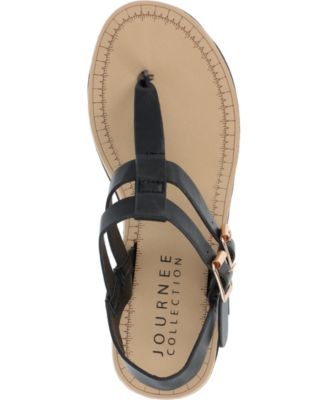 Women's Bianca Double Buckle Platform Wedge Sandals