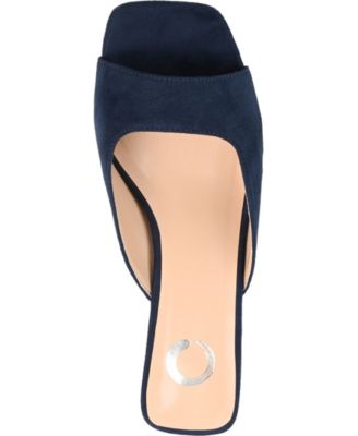 Women's Larna Square Toe Slip On Kitten Heels