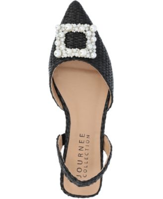 Women's Hannae Embellished Slingback Flats