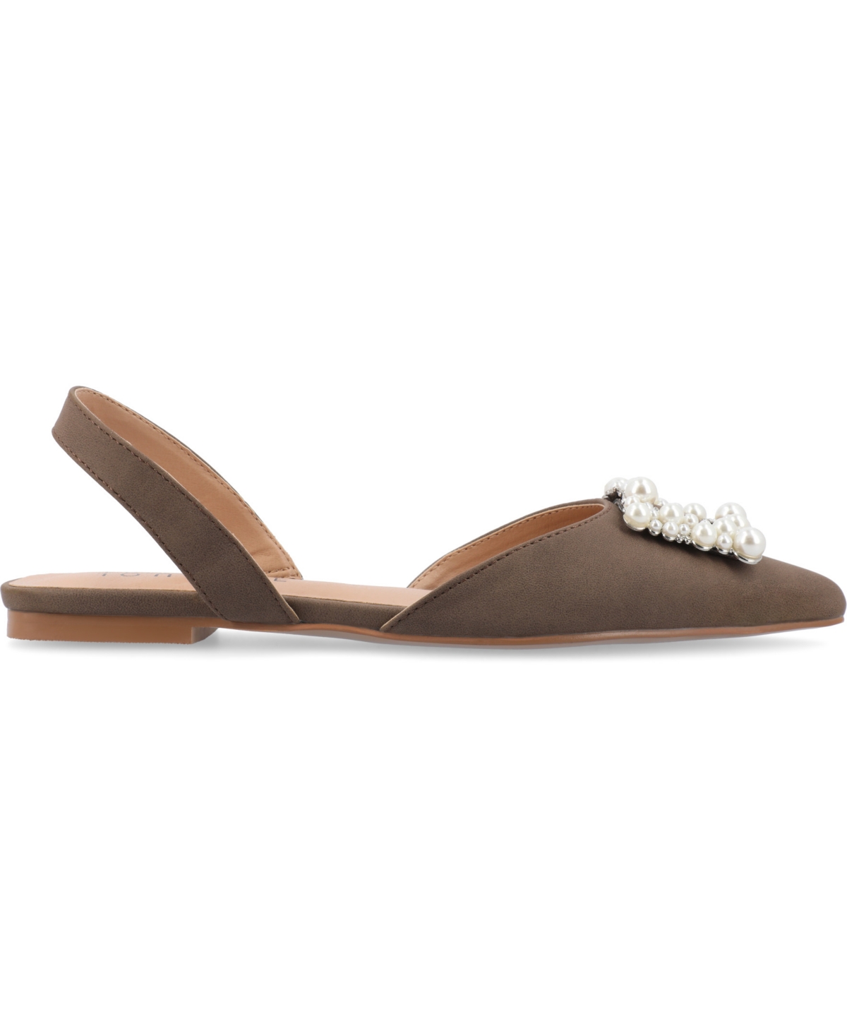 Journee Collection Hannae Flat In Brown