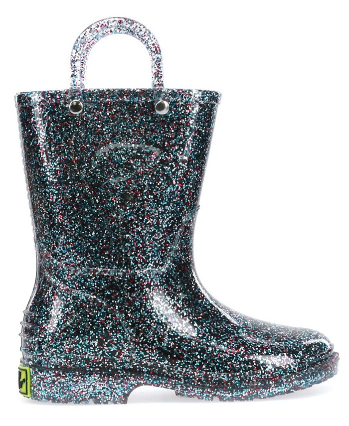 Toddler glitter store rain boots