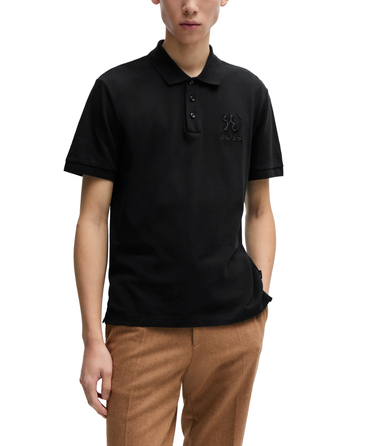 Boss by Hugo Boss Men's Lunar New Year Artwork Polo Shirt