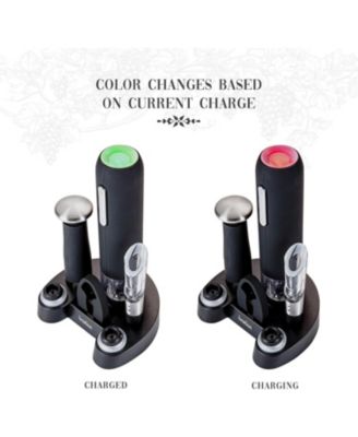 7 Piece Wine Set, Electric Wine Opener, Wine Aerator & More!