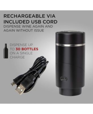Wine Aerator & Wine Dispenser, Electric Wine Pourer & Stopper