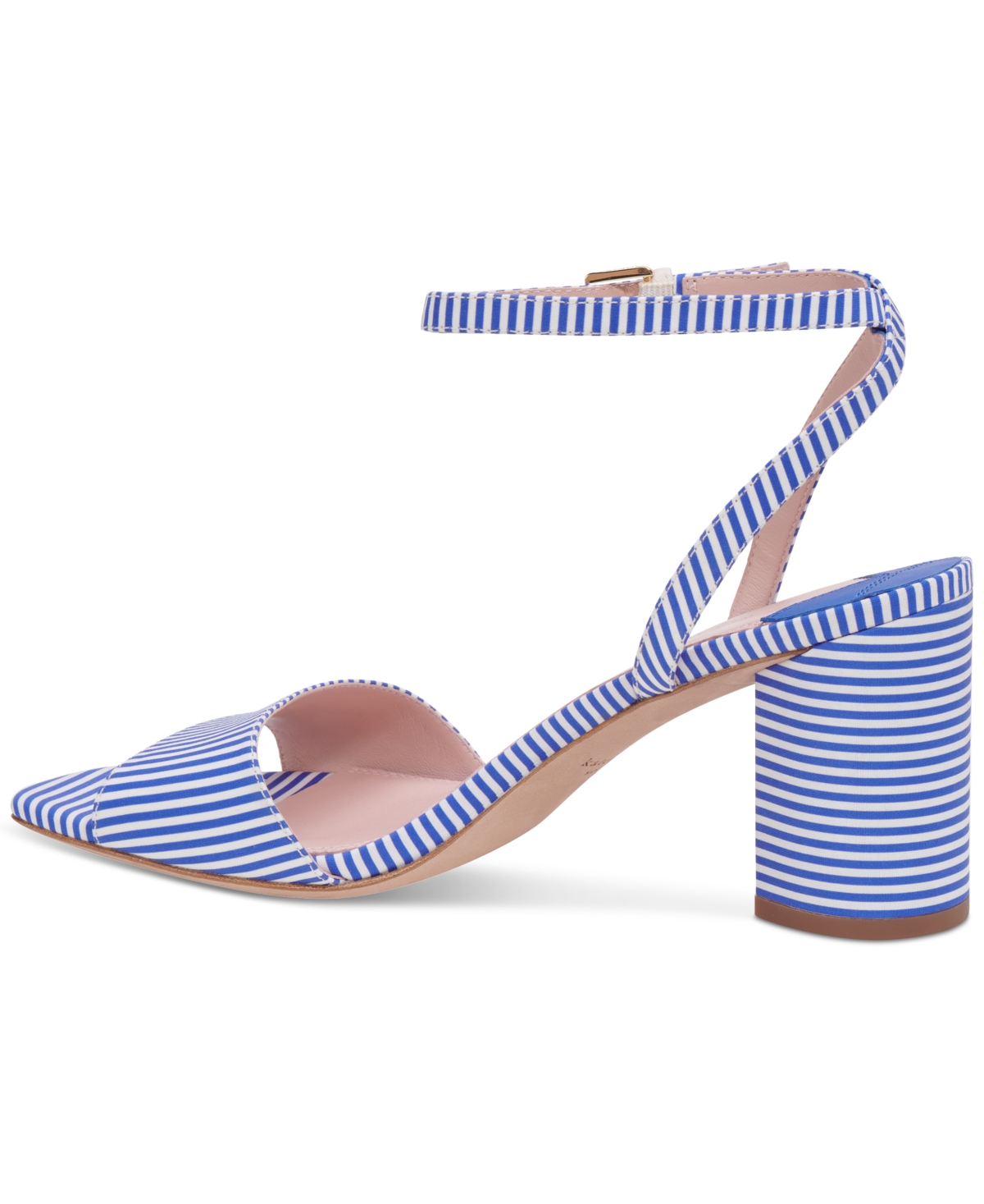 Shop Kate Spade Women's Delphine Ankle-strap Dress Sandals In Wild Blue Iris,fresh White