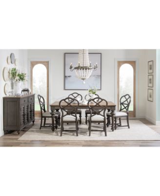Mandeville 7 Pc. Dining Set (Rectangular Table & 6 X-Back Chairs)