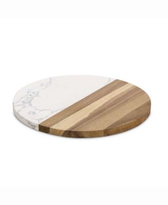 Maison Du Fromage 9-Piece Charcuterie Round Cheese Board and Cheese Tools Set