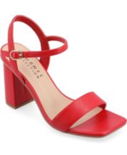 Red high outlet heels wide width