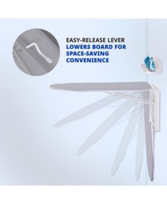 Ironing Board with Storage Shelf, Wall Mount Ironing Board