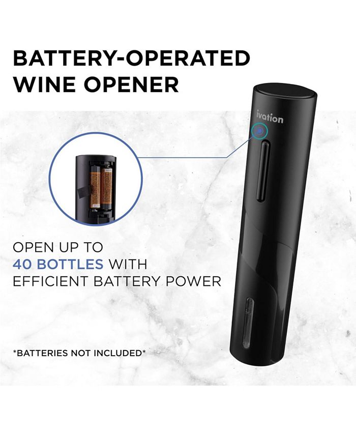 Ivation 7 Piece Wine Set, Electric Wine Opener, Wine Pump & More! Macy's