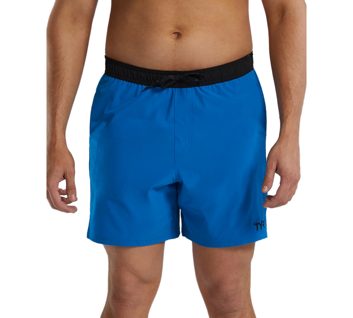 Shop Tyr Men's Skua Solid Performance 7" Volley Shorts In Imperial Blue