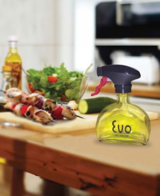 Holds 6-ounces Glass Oil Sprayers, Non-Aerosol for Olive Oil, Cooking Oils, and Vinegars, Set of 2