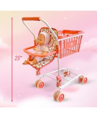 Toy Shopping Cart Floral
