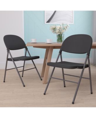 2 Pack Home & Office 330 Lb. Capacity Foldable Plastic Chair