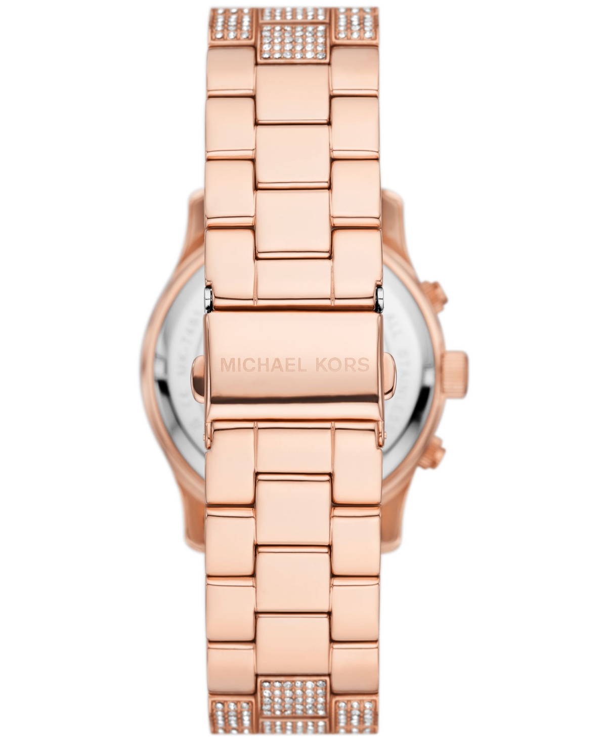 Shop Michael Kors Women's Runway Chronograph Rose Gold-tone Stainless Steel Watch 38mm