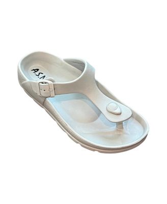 Women s Comfort Slide Thong Buckle EVA Flat Sandal