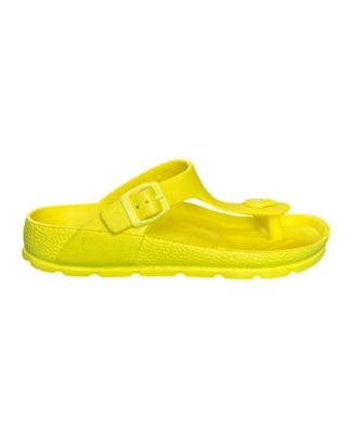 Women s Comfort Slide Thong Buckle EVA Flat Sandal