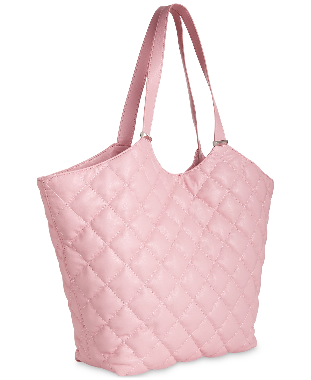Shop Inc International Concepts Andria Quilted Extra Large Tote, Created For Macy's In Pink Quartz