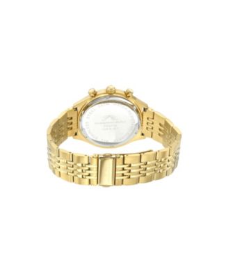 Charlie Stainless Steel Multifunction Gold Tone Men's Watch 1261ECHS