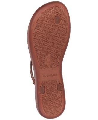 Women's Wave Heart Sparkle Flip-Flop Sandals