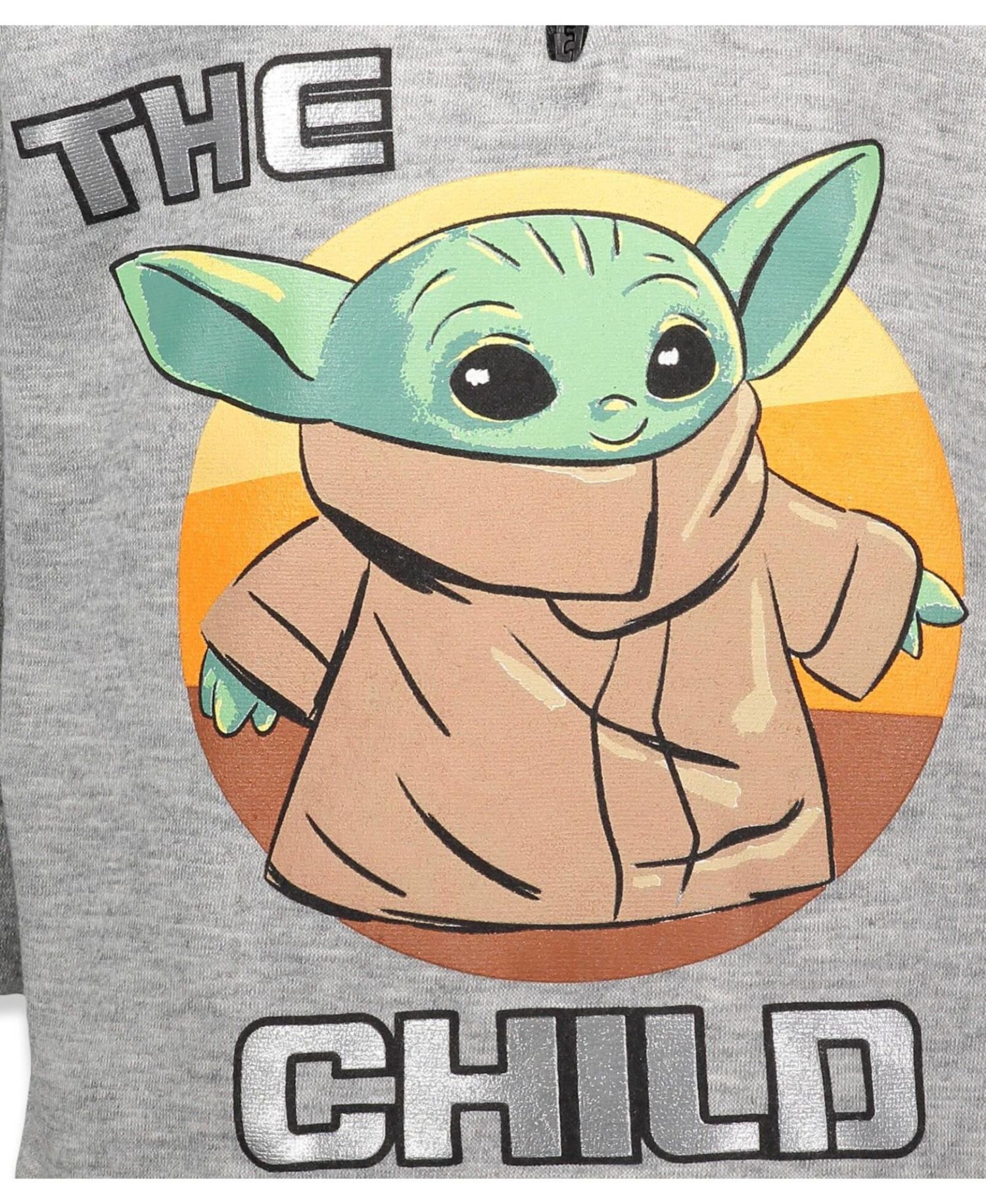 Boys The Mandalorian The Child Fleece Half Zip Hoodie