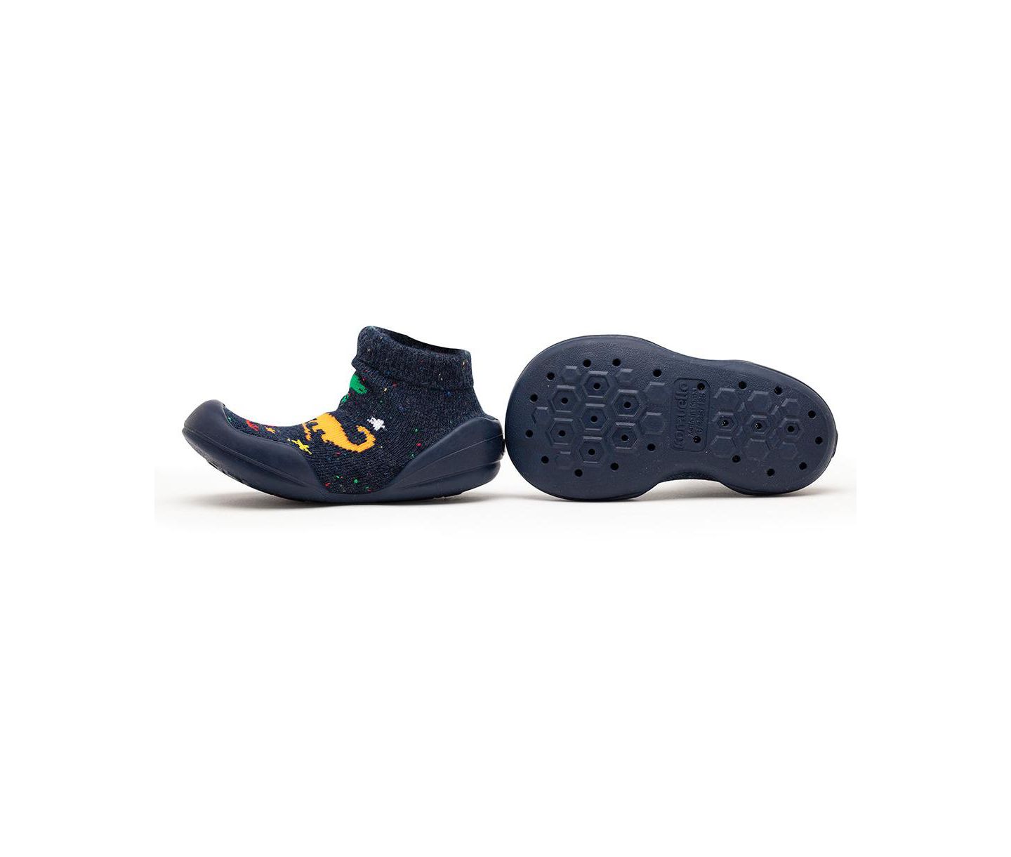 Обувь Komuello Breathable Washable Non-Slip Sock Shoes Dinos для мальчиков-малышей, цвет: Тёмно-синий — фото 11