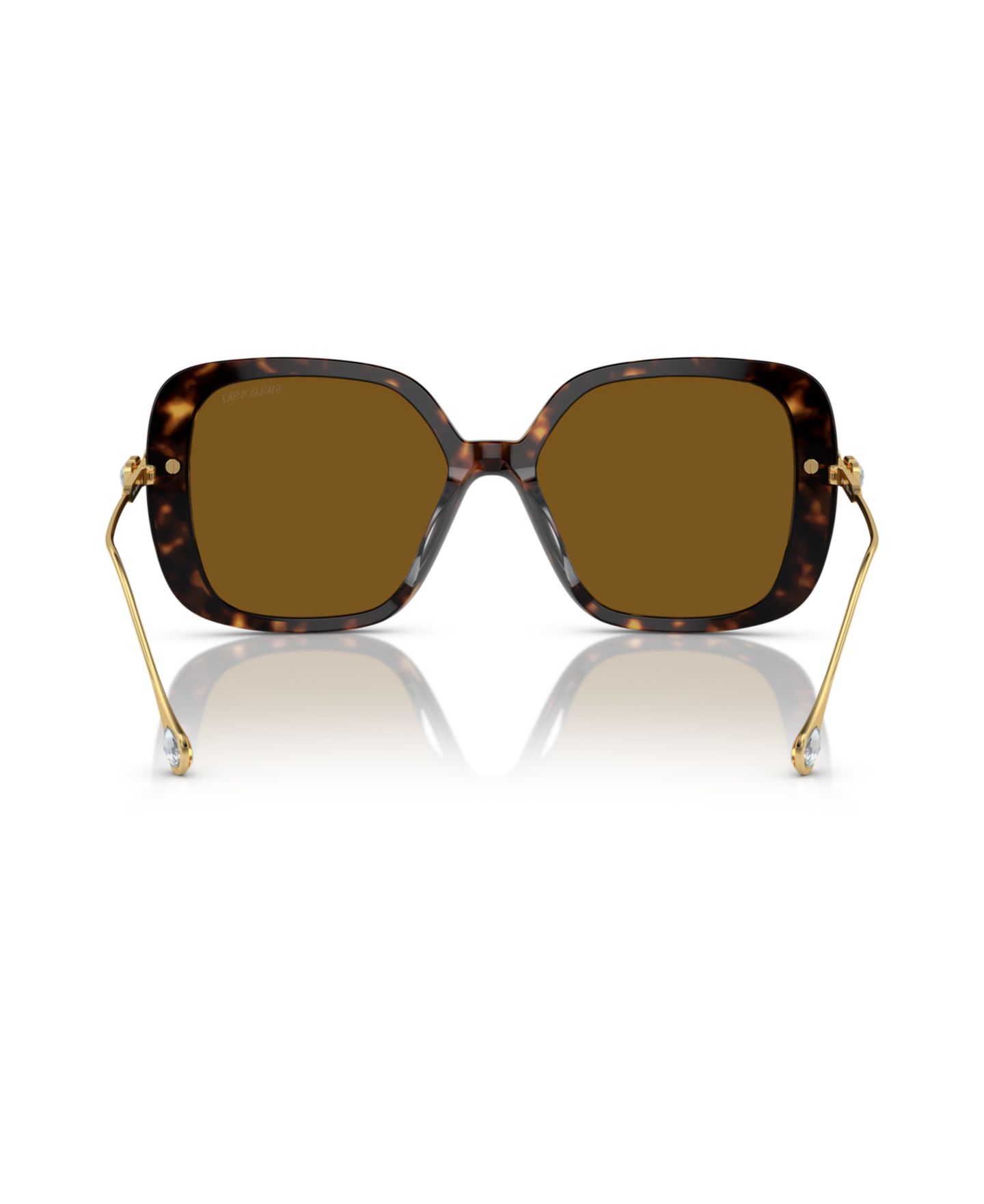 Женские солнцезащитные очки Swarovski Polarized Sunglasses, SK6011, цвет: Гавана — фото 4