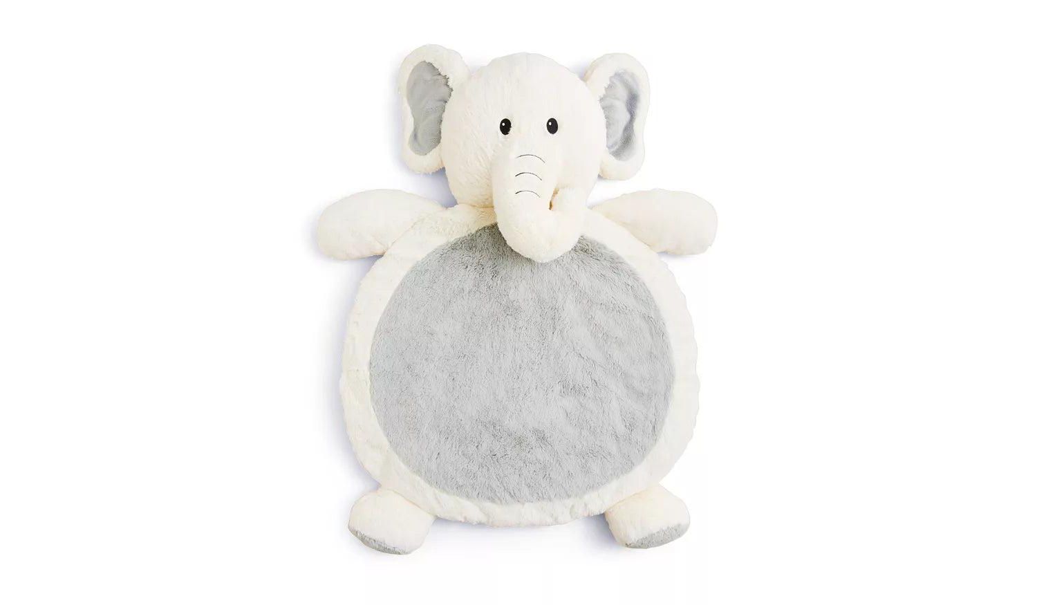 Best ever Ultra Soft Baby Mat, Afrique Elephant, Ivory/Gray