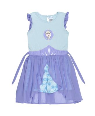 Disney Frozen Girls Romper With Skirt Overlay Toddler |Child