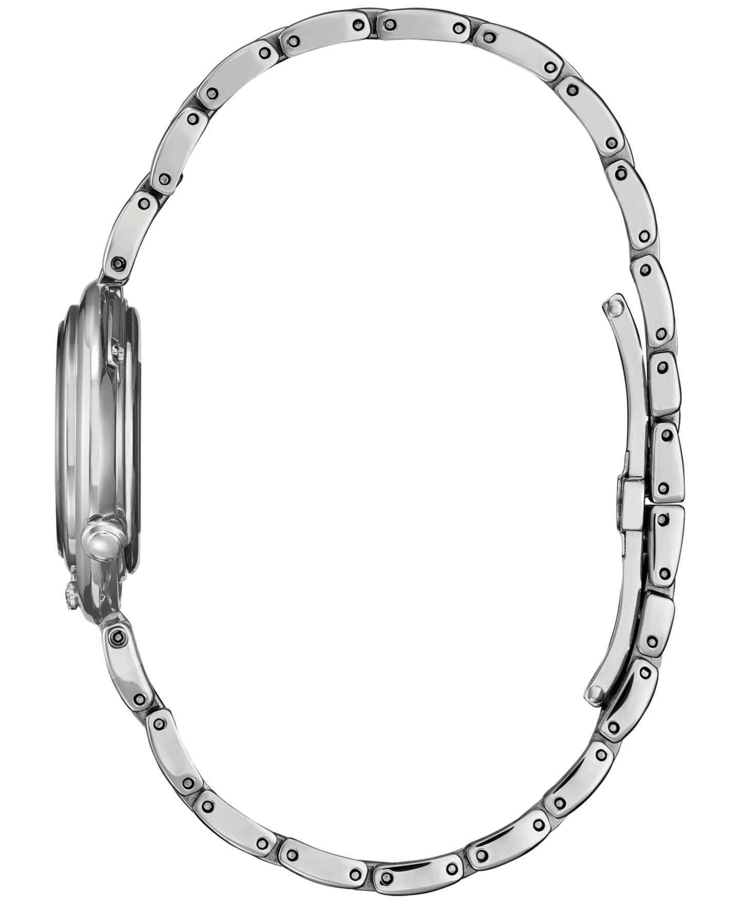 Женские часы Citizen Eco-Drive Arcly Diamond (1/10 ct. t.w.) Stainless Steel Bracelet Watch 30mm — фото 2