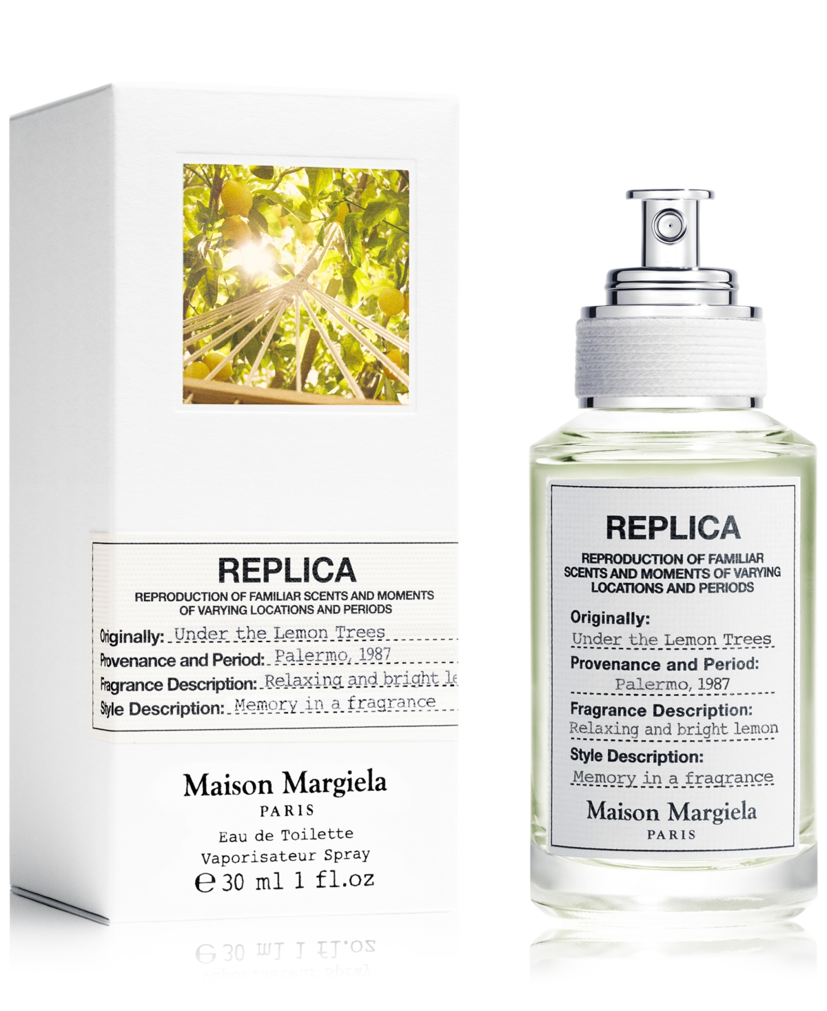 Maison Margiela Replica Under The Lemon Trees Eau de Toilette, 1 oz.