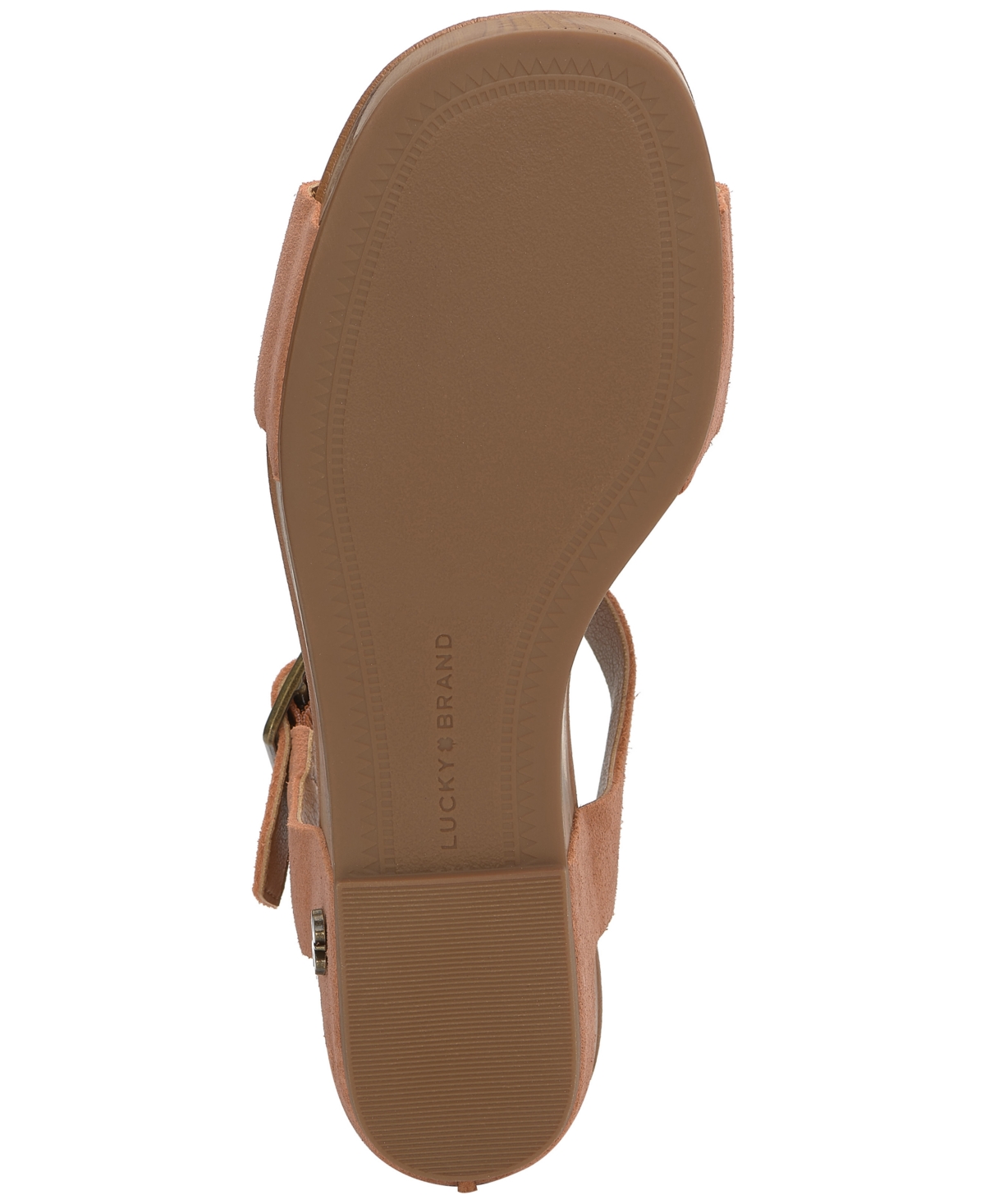 Lucky Brand Women's Adario Adjustable Ankle-Strap Wedge Sandals