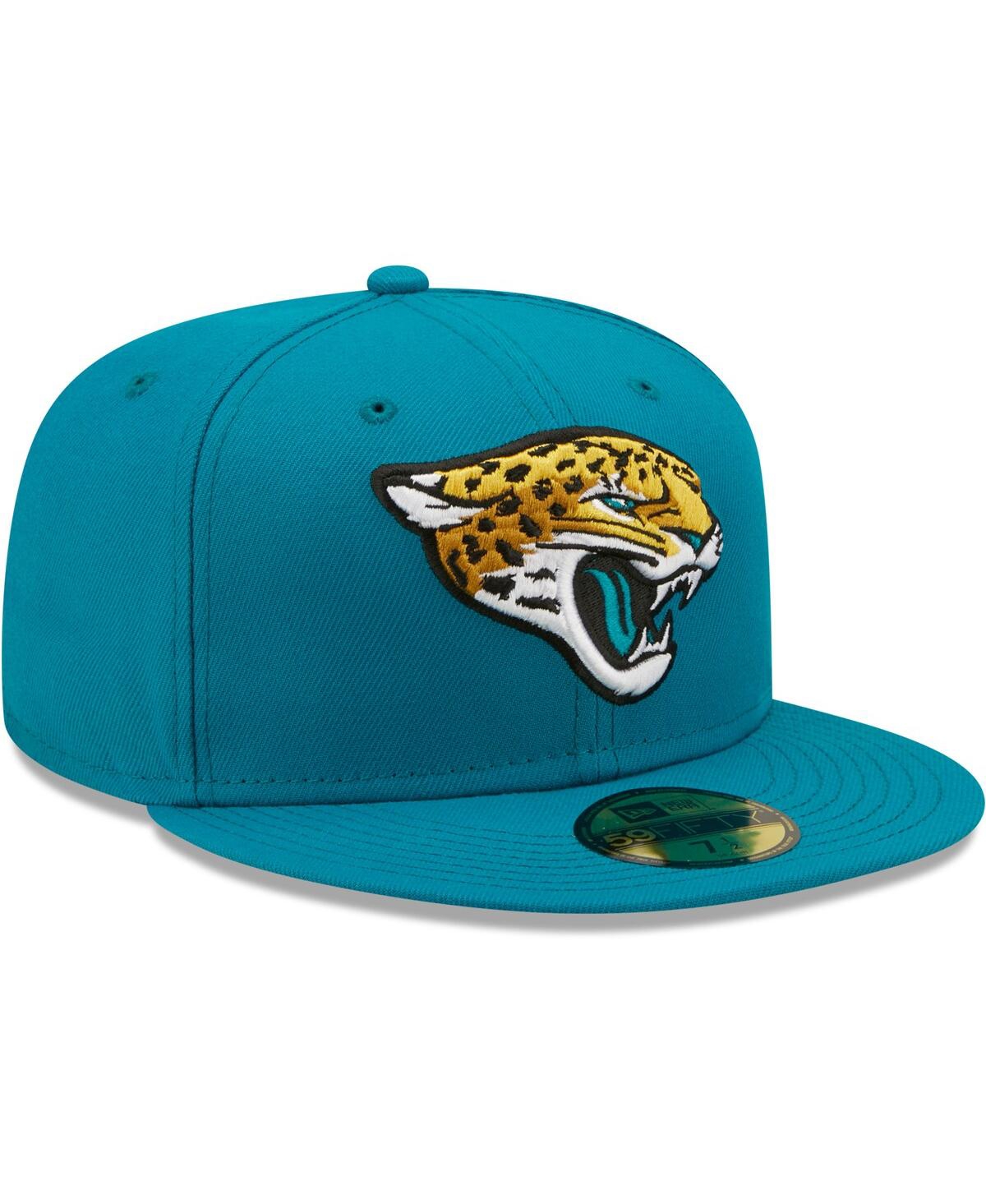 Men's New EraJacksonville Jaguars Omaha 59FIFTY Fitted Hat - Teal